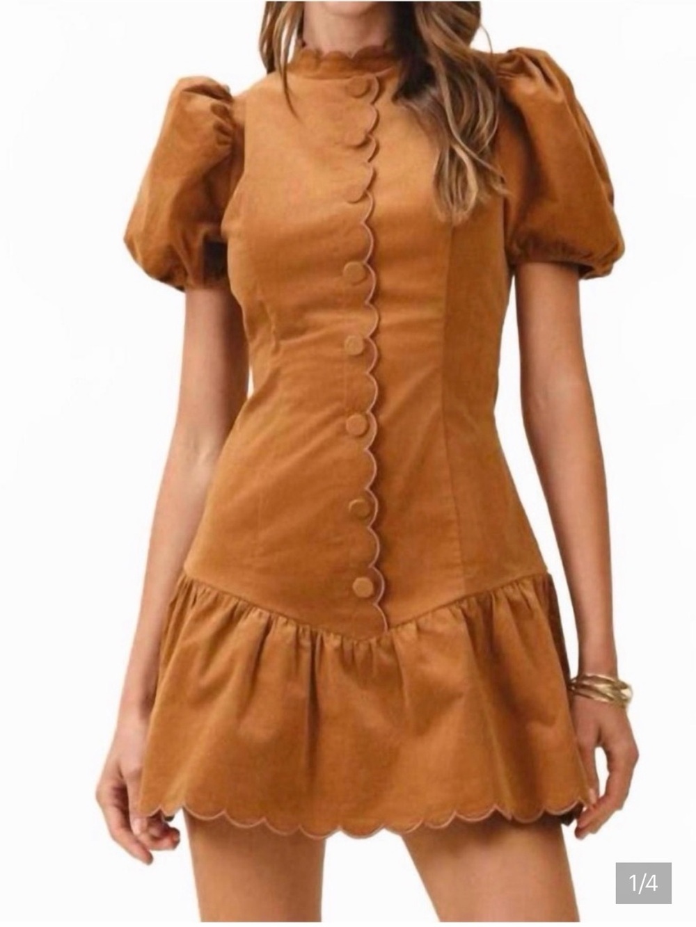 Women’s TCEC keeps me going dress in camel. Size L